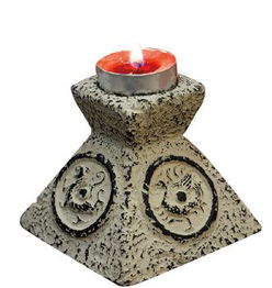 燭臺(tái)中式古典特色石制宜家家居婚慶工藝品四祥獸擺件文房四寶雅玩