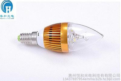 廠家直銷 LED蠟燭燈3w 尖泡 水晶燈專用E14 27led燈泡限時促銷圖片_高清圖_細(xì)節(jié)圖-惠州悅和光電科技 -